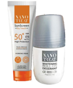 NANO TREAT SUNSCREEN 50ML+ROLL-ON FRAGRANCE OFF