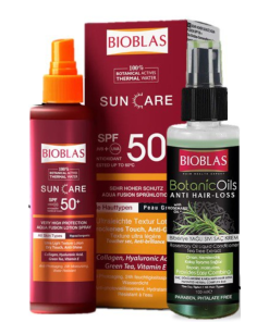 BIOBLAS SUNCARE SPF50+ SPRAY+COND ROSMARY 1+1OFF