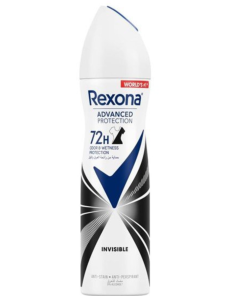 REXONA SPRAY 150ML W 72H INVISIBLE