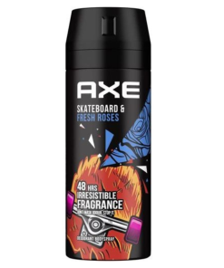 AXE SPRAY FRESH ROSES 150ML SKATEBOARDE OFF25L.E