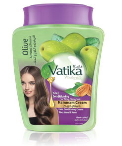 VATIKA HAIR MASK 225GM زيتون و لوز وحنا