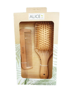 ALICE BRUSH ORIGINAL SET فرشة+مشط