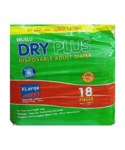 DRY PLUS XL حفاضات كبار السن 18 قطعه