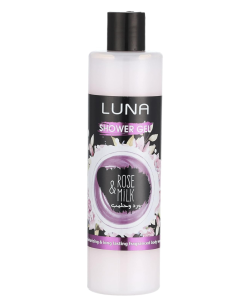 LUNA SHOWER GEL 500ML ROSE & MILK