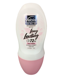 VEBIX ROLL-ON LONG LASTING W 50ML SHE-POWER