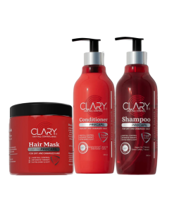 CLARY HAIR SH+COND+MASK OFF