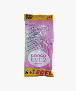 DORCO EVE-2 PORTABLE ماكينة حلاقة حريمي 1+5 كيس