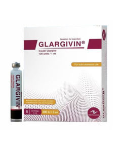 GLARGIVIN 300IU/3ML 5 CARTRIDGES ث