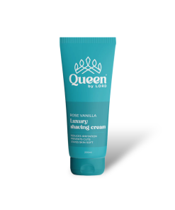 QUEEN BY LORD LUXURY SHAVING CREAM ROSE VANILLA 200ML