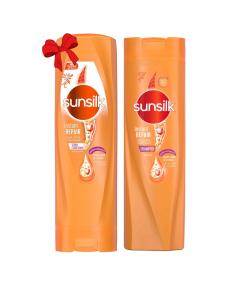 SUNSILK SH+COND 350ML للشعر التالف برتقالي OFF50