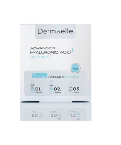 DERMAELLE HYALU ADVANCED ROUTINE SERUM KIT 4PCS