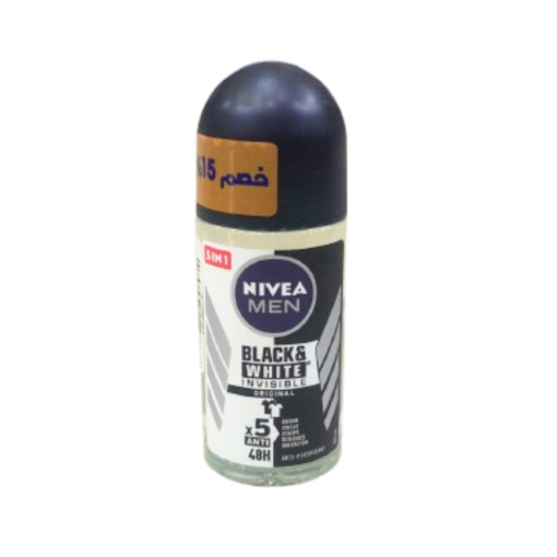 NIVEA ROLL INVISIBLE B & W M 50ML OFF15