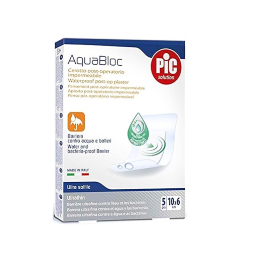 AQUABLOC PLASTER DRESSING 10X6CM 1PCS PIC