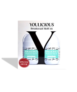 YOULICIOUS DEO ROLL-ON 50ML FRAGRANCE FREE 1+1OFF