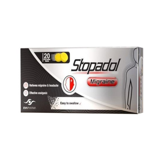 STOPADOL MIGRAINE 20 FILM COATED TAB