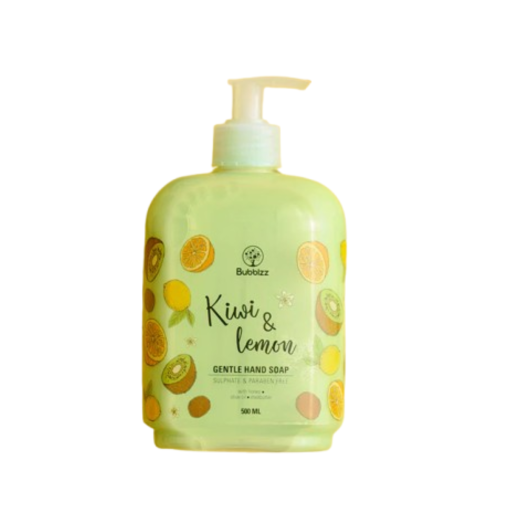 BUBBLZZ GENTLE HAND SOAP KIWI & LEMON 500ML