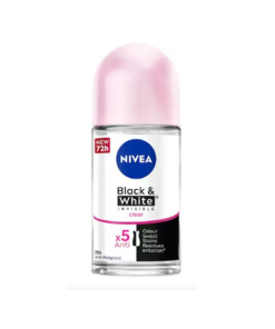 NIVEA ROLL INVISIBLE B & W CLEAR 72H W 50ML