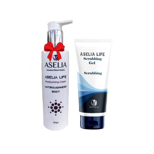 ASELIA ANTI-ROUGHNESS CREAM BODY+ASELIA SCRUBBING GEL1+1OFF