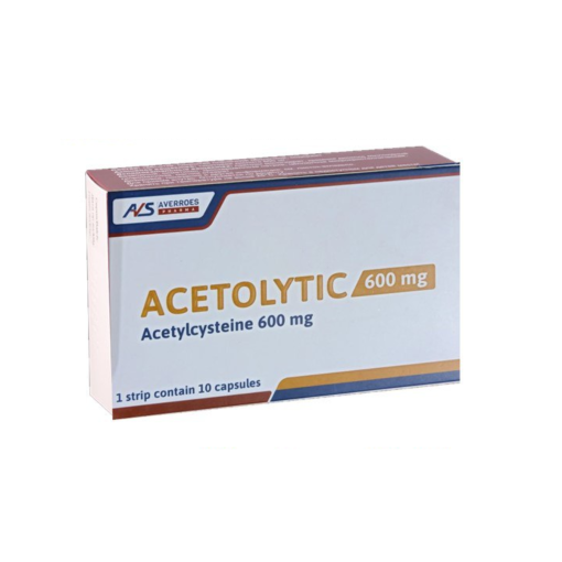 ACETOLYTIC 600MG 10CAP