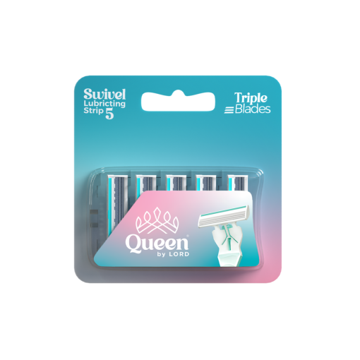 QUEEN BY LORD W Q.335 TRIPLE BLADES 5 امواس