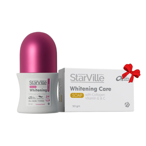 STARVILLE ROLL-ON LIGHT PINK 60ML+SOAP OFF