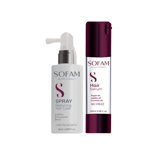 SOFAM HAIR SERUM100ML+SOFAM HAIR LOSS SPRAY50ML1+1 OFF