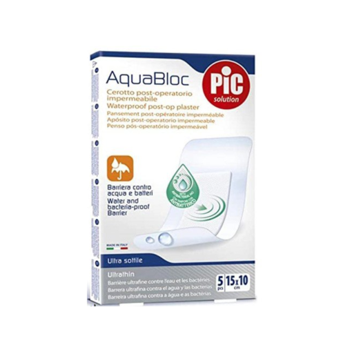 AQUABLOC PLASTER DRESSING 15X10CM 1PCS PIC