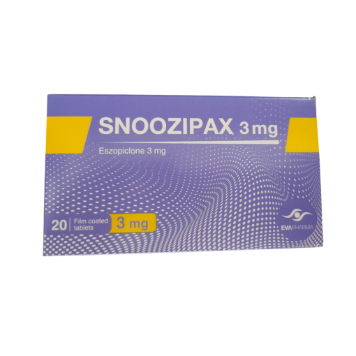 SNOOZIPAX 3MG 20 TAB