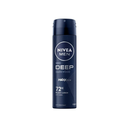 NIVEA SPRAY BLACK CARBON DARK WOOD 72H M 150ML