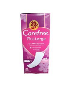 CAREFREE PLUS LARGE 20PCS OFF20